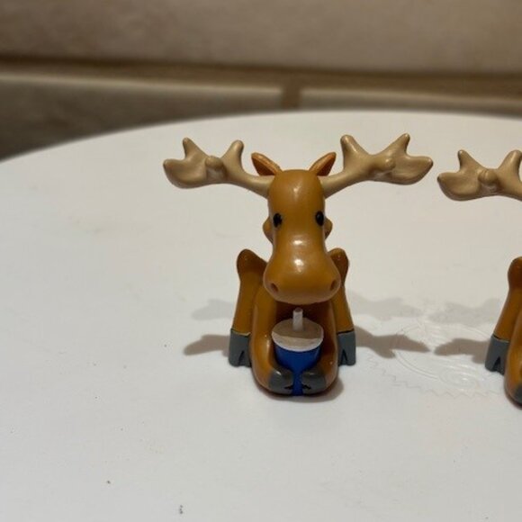 Cineplex Big Screen Buddy Moose Popcorn and Drink Figures Lot of 2 / 2" - Picture 3 of 6